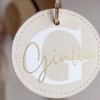 Personalised Keyring/Keychain. Available with or without heart (please specify in the personalisation