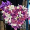 This heart-shaped easel shows your everlasting love. Customizable based on preference of