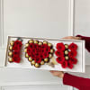 2 dozen fresh red roses &amp; Ferraro chocolates