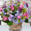 pink roses hidrangeas calla lilies 