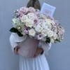 Our best selling gorgeous light pink velvet box with amazing beautiful flowers!