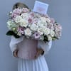 Our best selling gorgeous light pink velvet box with amazing beautiful flowers!