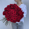 Gorgeous bouquet of stunning red roses (50 or 100)