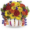 There&#039;s no mistaking this bouquet for anything but a Happy Birthday wish!