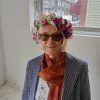 Beautiful fresh garden flowers &amp; spray roses floral crown