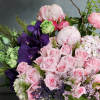 Radiating beauty and elegance, this delicate and dainty floral design features a