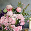 Radiating beauty and elegance, this delicate and dainty floral design features a