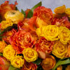Indulge in the radiant beauty of our &quot;Citrus Sunset Elegance&quot; floral arrangement