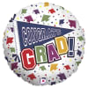 CONGRATS GRAD GRAD BALLOON
18&quot; INCH HELIUM-FILLED MYLAR BALLOON
QTY. 1