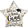 SHOOT FOR THE STARS GRAD BALLOON
17&quot; INCH HELIUM FILLED MYLAR BALLOON
QTY. 1
