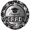 CONGRATS GRAD BALLOON
18&quot; INCH HELIUM-FILLED MYLAR BALLOON
QTY. 1