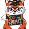 CONGRATS GRAD BALLOON
18&quot; INCH HELIUM-FILLED MYLAR BALLOON
QTY. 1