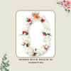 Double White Orchid with Carnation Lei 