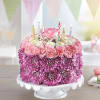 EXCLUSIVE No matter how you slice it, our Birthday Wishes Flower Cake