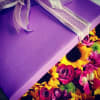 Beautiful box full with fresh and beautiful flowers of your choice. 