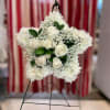 This arrangement is nice for weddings and also for funerals. 