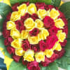 its a 50 roses  bouquet with mix colors