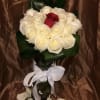  Essential on a love story 17 white roses   is