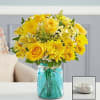 Like a ray of sunshine, our radiant bouquet dials up happiness all