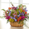 A gorgeous mix of bold, bright summer flowers is the best way