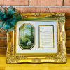 Beautiful engraved gold frame 11&quot; x 14&quot; In Memory Of A Loving