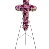 Cross in shades of pinks and fuchsias