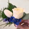 This is a wedding package that included below:
1 Bridal Bouquet
1 Bridesmaid bouquet
1