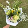 A divine designer&#039;s choice bouquet wrapped in our premium, hand-stamped white paper.

At