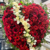 We are presenting our luxurious Broken Heart Funeral Flower Arrangement Spray, a