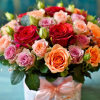 A luxurious arrangement indeed! Mixing bright colors like hot pink and peach