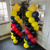 6 foot collum of colorful globes, perfect for any celebration.