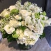 Classic white and green floral arrangements.
The regular price is 9x9
Delux is 14