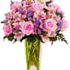 Surprise her with a beautiful bunch of perfectly pink flowers.
An arrangement of