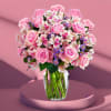 Surprise her with a beautiful bunch of perfectly pink flowers.
An arrangement of