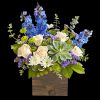 This Magnifique flower arrangement is a chic way to celebrate special moments