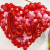 Beautiful half moon shaped decoration, various designs, colors and types, without flowers.