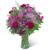 This artistic flower design will brighten anyone&rsquo;s day! Wildberry Forest contains roses