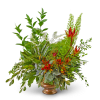 The Verdant Farewell Urn evokes a sense of tranquility with its lush