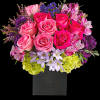 This exquisite mix of feminine blooms is like a breath of fresh