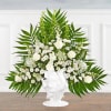 Offer comfort and tranquility with a truly special display. Our floor basket