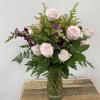 Serenity Blossom is an elegant tall vase showcases a dozen soft light