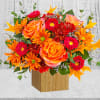 Artfully arranged in a wooden box, this magnificent rose bouquet celebrates the