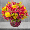 Glowing with autumn&#039;s natural beauty captured in blushing blooms, this stunning flower