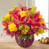 Glowing with autumn&#039;s natural beauty captured in blushing blooms, this stunning flower