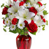 Add some romance to the holiday season with this rich arrangement of