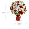 Add some romance to the holiday season with this rich arrangement of