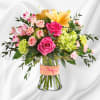 Put a spring in their step with this beautifully blushing bouquet of