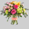 Put a spring in their step with this beautifully blushing bouquet of