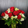 dozen roses, can be ordered in other colors