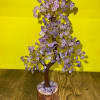 Behold the beauty of our Amethyst Wire Tree Sculpture, an exquisite creation